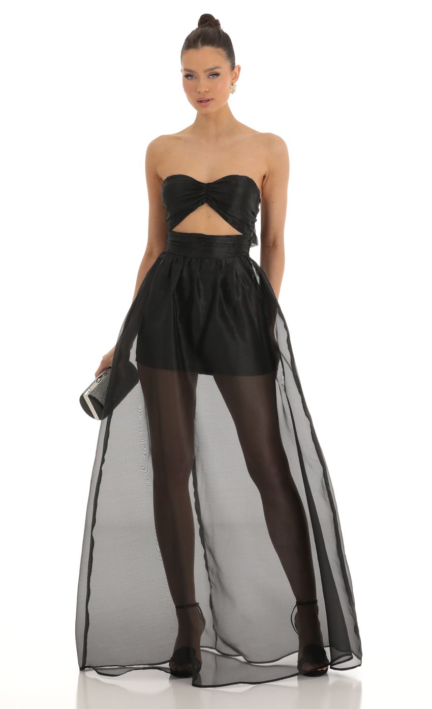 Picture Cutout Strapless Maxi Dress in Black. Source: https://media-img.lucyinthesky.com/data/Jan23/850xAUTO/b0f3e909-9549-4077-b4f4-d764a4fcdb58.jpg