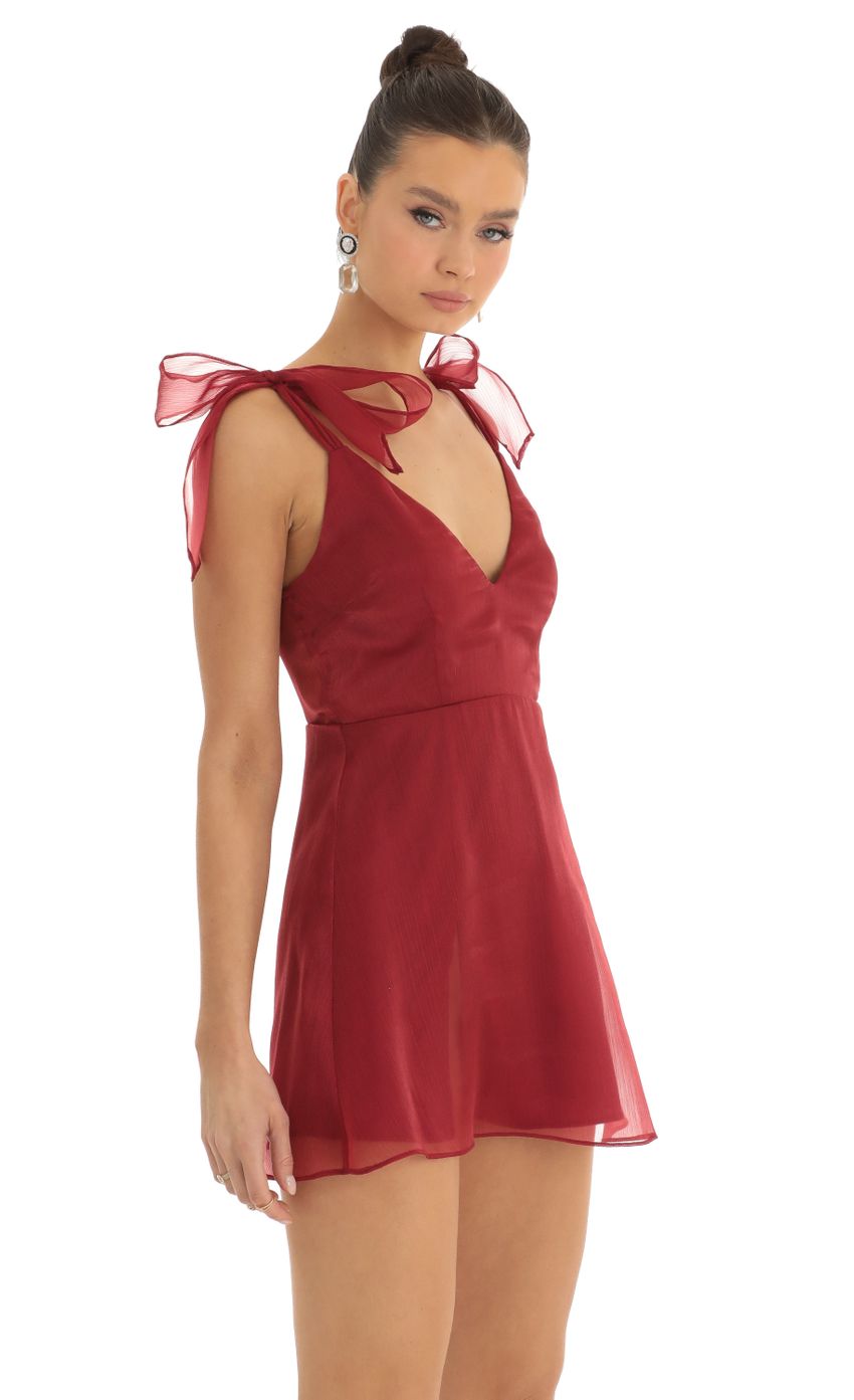 Picture Shiny A-Line Dress in Red. Source: https://media-img.lucyinthesky.com/data/Jan23/850xAUTO/d79139ac-ec78-4afc-a890-ad1e56e7bb7b.jpg