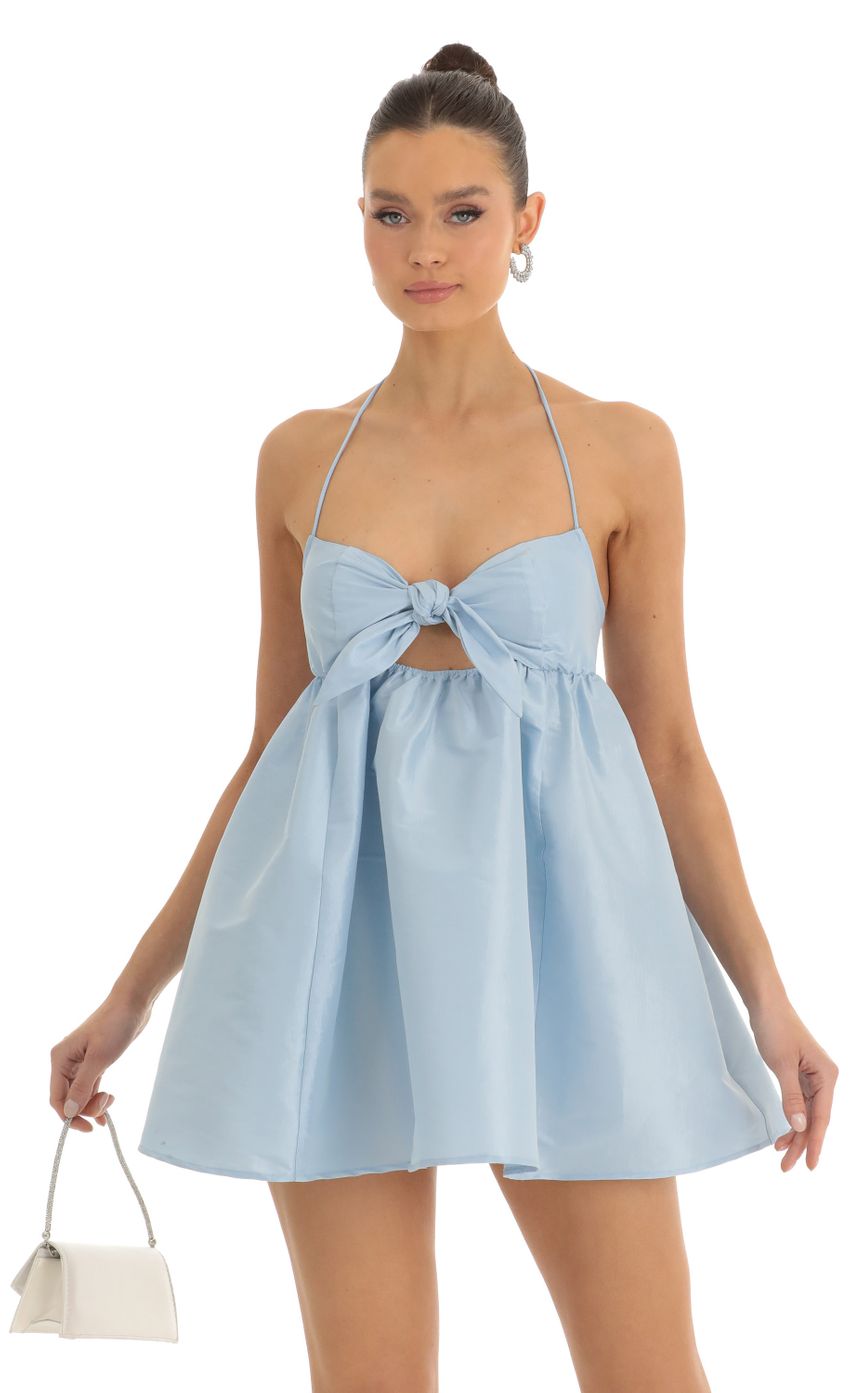 Picture Front Tie Baby Doll Dress in Baby Blue. Source: https://media-img.lucyinthesky.com/data/Jan23/850xAUTO/d87620e7-ee10-4ad7-a0fe-eb1e2a59e2f5.jpg