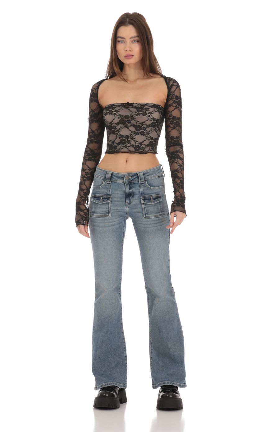 Picture Elianna Lace Top in Black. Source: https://media-img.lucyinthesky.com/data/Jan24/850xAUTO/06b75636-41d4-4883-865f-00ec56f84862.jpg
