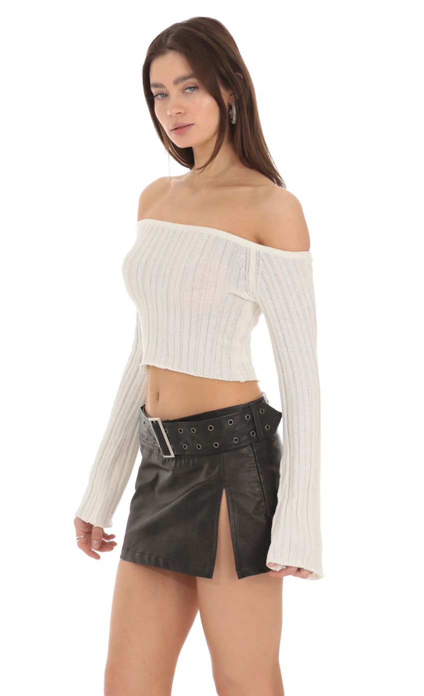Picture Off Shoulder Knit Top in Cream. Source: https://media-img.lucyinthesky.com/data/Jan24/850xAUTO/738c54a8-c10d-4250-bc0f-fb57ae159db6.jpg