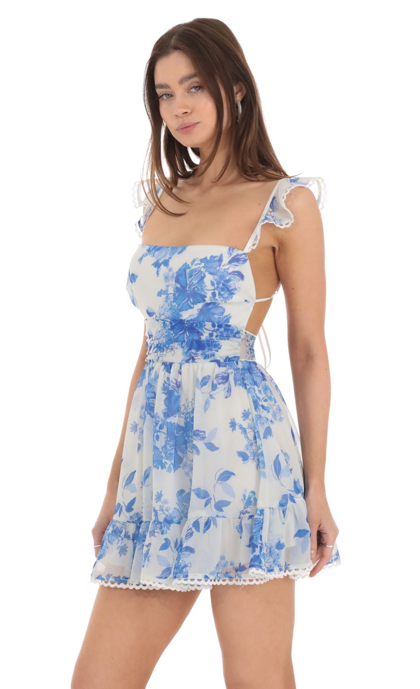 Picture Blue Floral Fit and Flare Dress in White. Source: https://media-img.lucyinthesky.com/data/Jan24/850xAUTO/8bf280ce-c934-42ce-83c8-f1188febb9b6.jpg