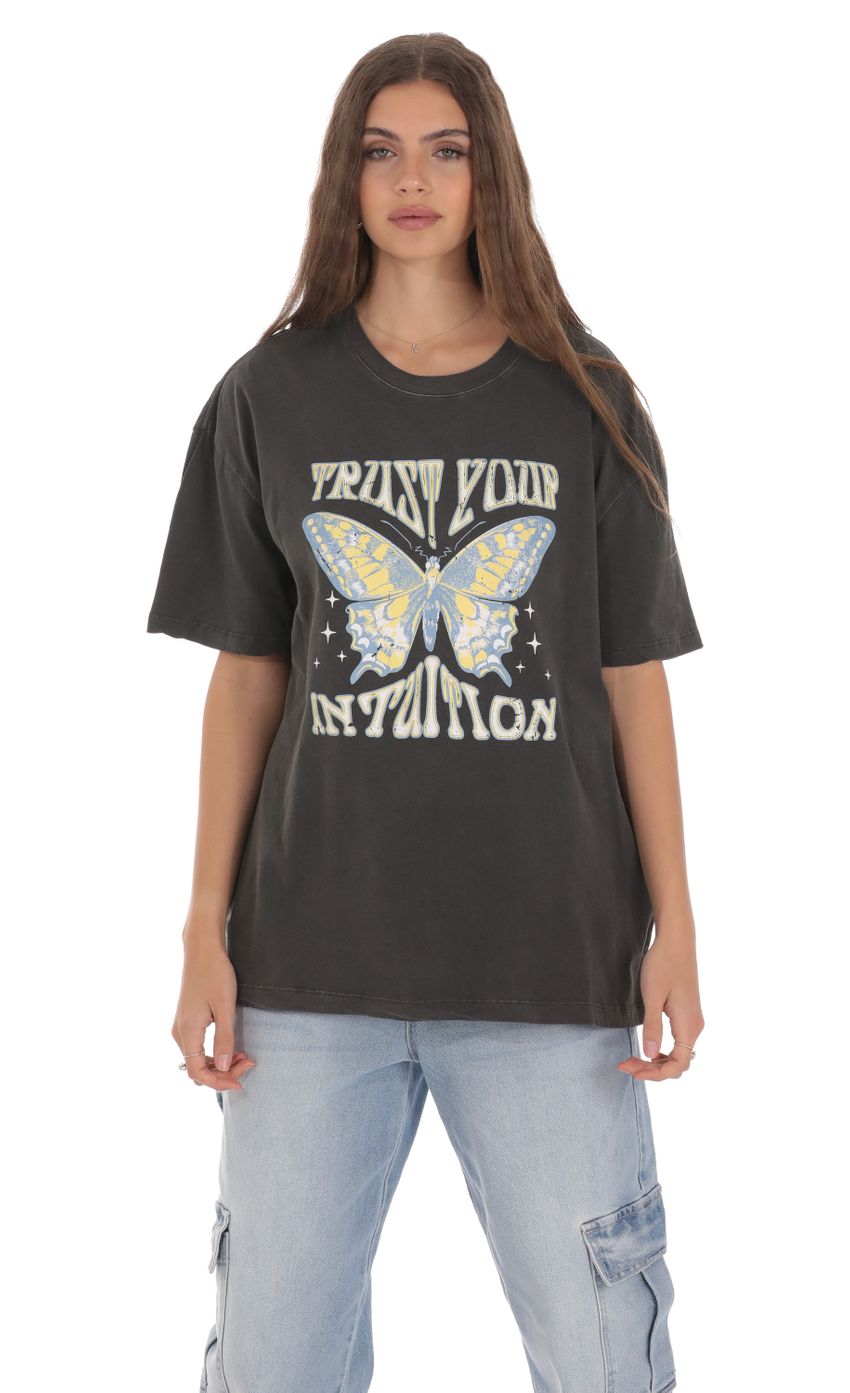 Product image for Trust Your Intuition T-Shirt in Black