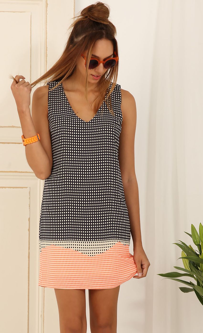 Picture Squarely Dotted Shift Dress. Source: https://media-img.lucyinthesky.com/data/Jul15_1/850xAUTO/0Y5A0852.JPG