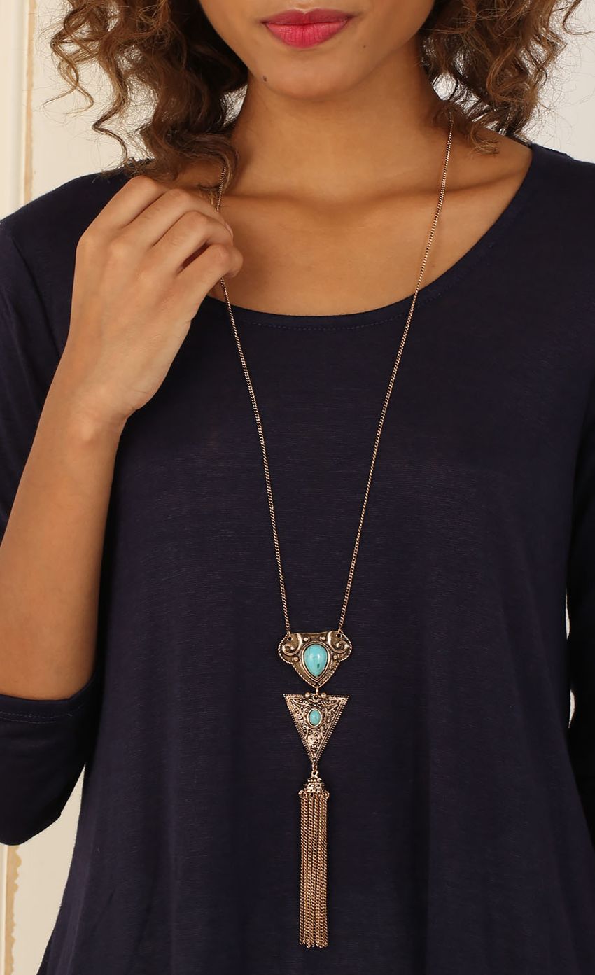 Picture Turquoise Charm Necklace In Bronze. Source: https://media-img.lucyinthesky.com/data/Jul15_1/850xAUTO/0Y5A6600.JPG