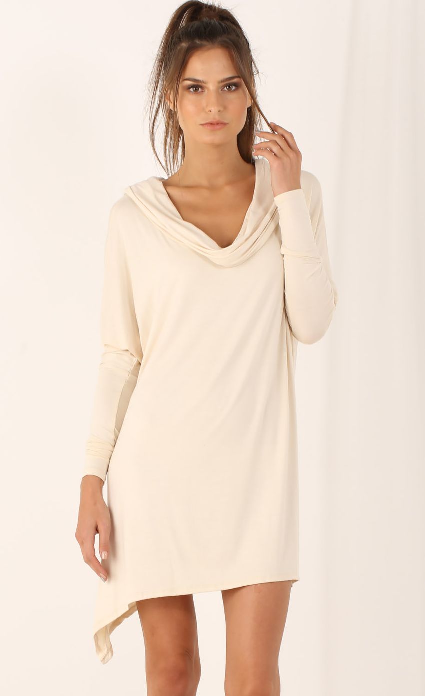 Picture Cowl Neck Dress In Cream. Source: https://media-img.lucyinthesky.com/data/Jul15_2/850xAUTO/0Y5A4716.JPG