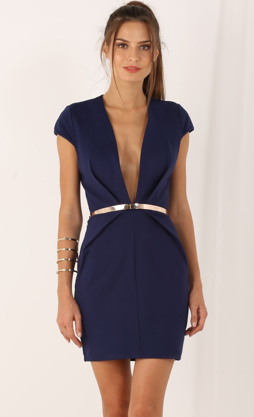 Picture Plunging Sheath Dress In Navy. Source: https://media-img.lucyinthesky.com/data/Jul15_2/850xAUTO/0Y5A5944.JPG