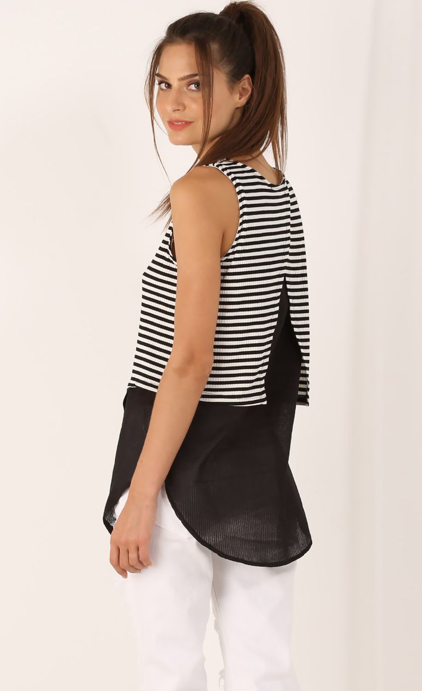 Picture Sleeveless Faux Layered Top. Source: https://media-img.lucyinthesky.com/data/Jul15_2/850xAUTO/0Y5A6204.JPG