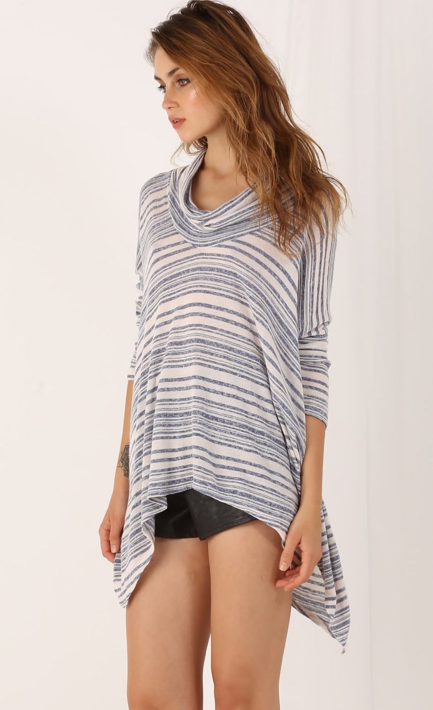 Picture Cowl Neck Top With Asymmetrical Hem. Source: https://media-img.lucyinthesky.com/data/Jul15_2/850xAUTO/0Y5A7254.JPG