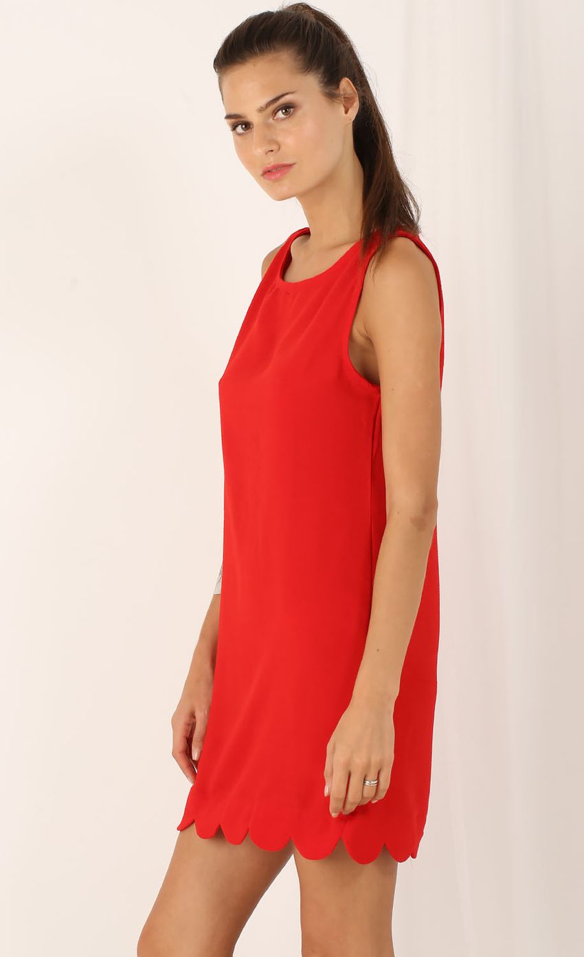 Picture Scalloped Hem Shift Dress In Red. Source: https://media-img.lucyinthesky.com/data/Jul15_2/850xAUTO/0Y5A9490.JPG