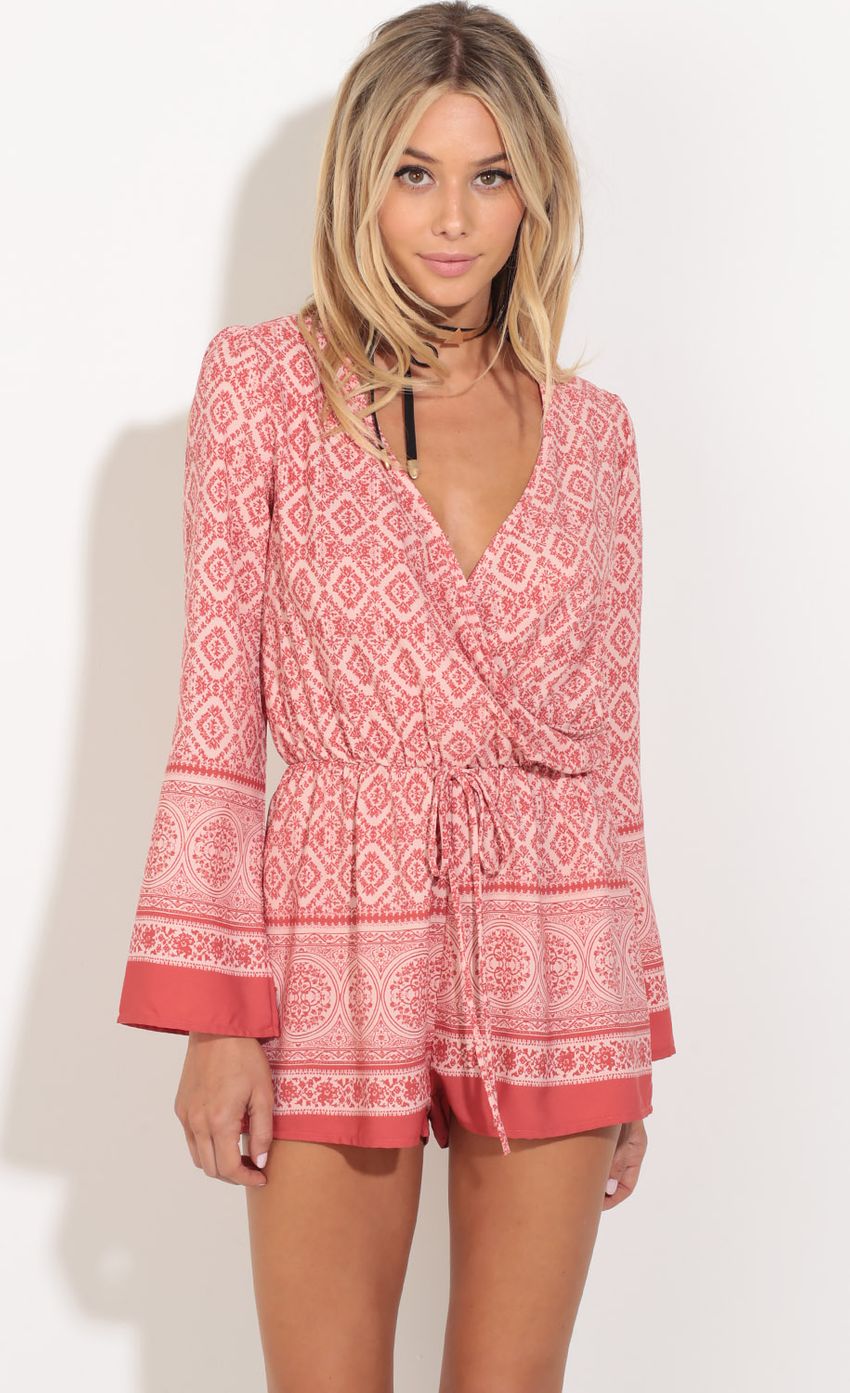 Picture Bohemian Wrap Romper In Rose. Source: https://media-img.lucyinthesky.com/data/Jul16_2/850xAUTO/0Y5A4535.JPG