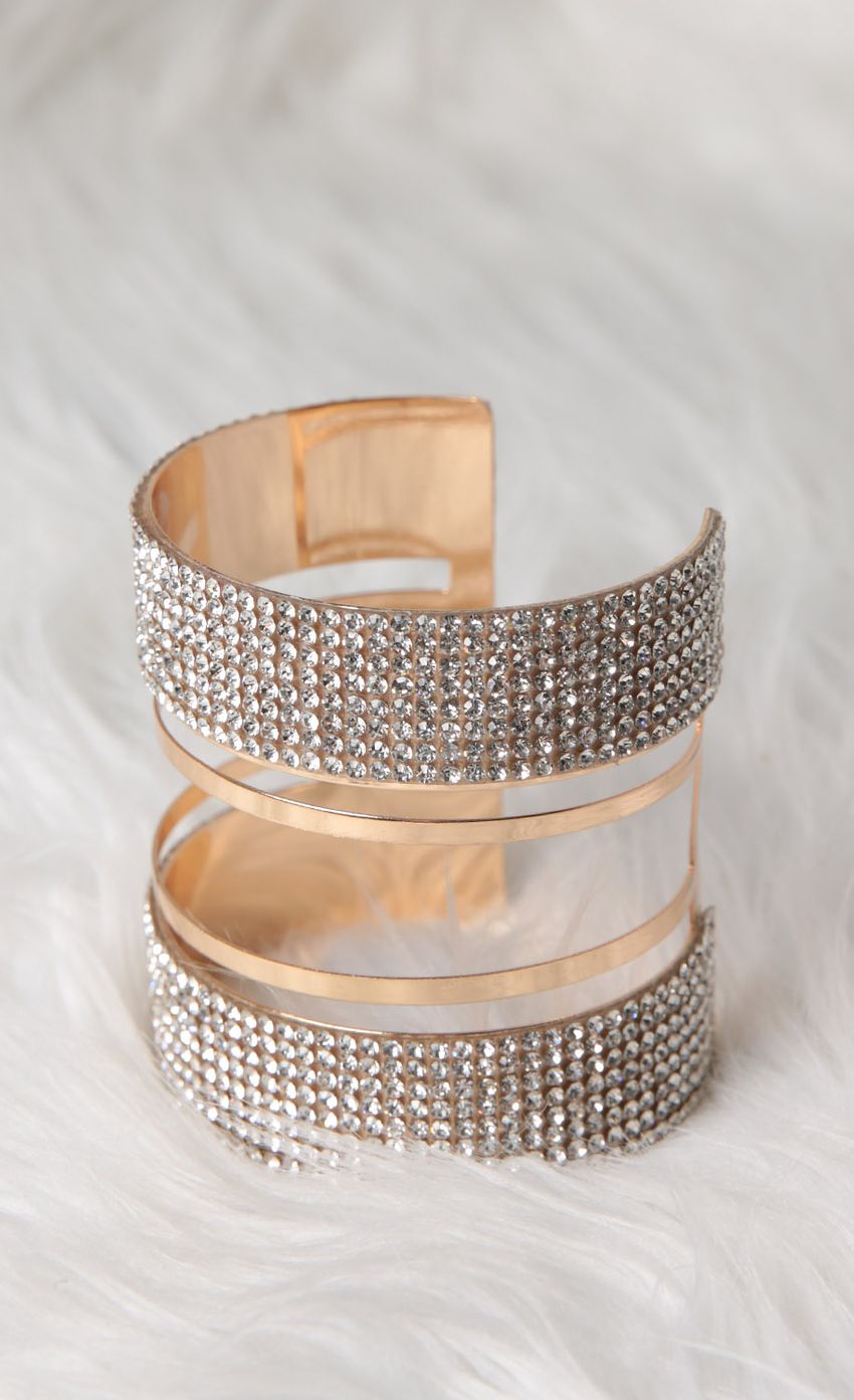 Picture Crystal Bracelet Cuff In Gold. Source: https://media-img.lucyinthesky.com/data/Jul17_1/850xAUTO/0Y5A5080.JPG
