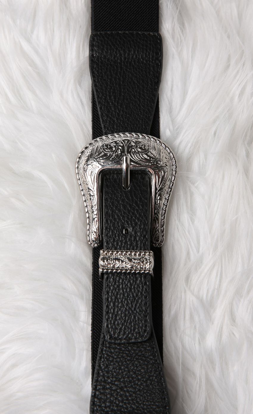 Picture Embossed Faux Leather Waist Belt In Silver. Source: https://media-img.lucyinthesky.com/data/Jul17_1/850xAUTO/0Y5A5085.JPG
