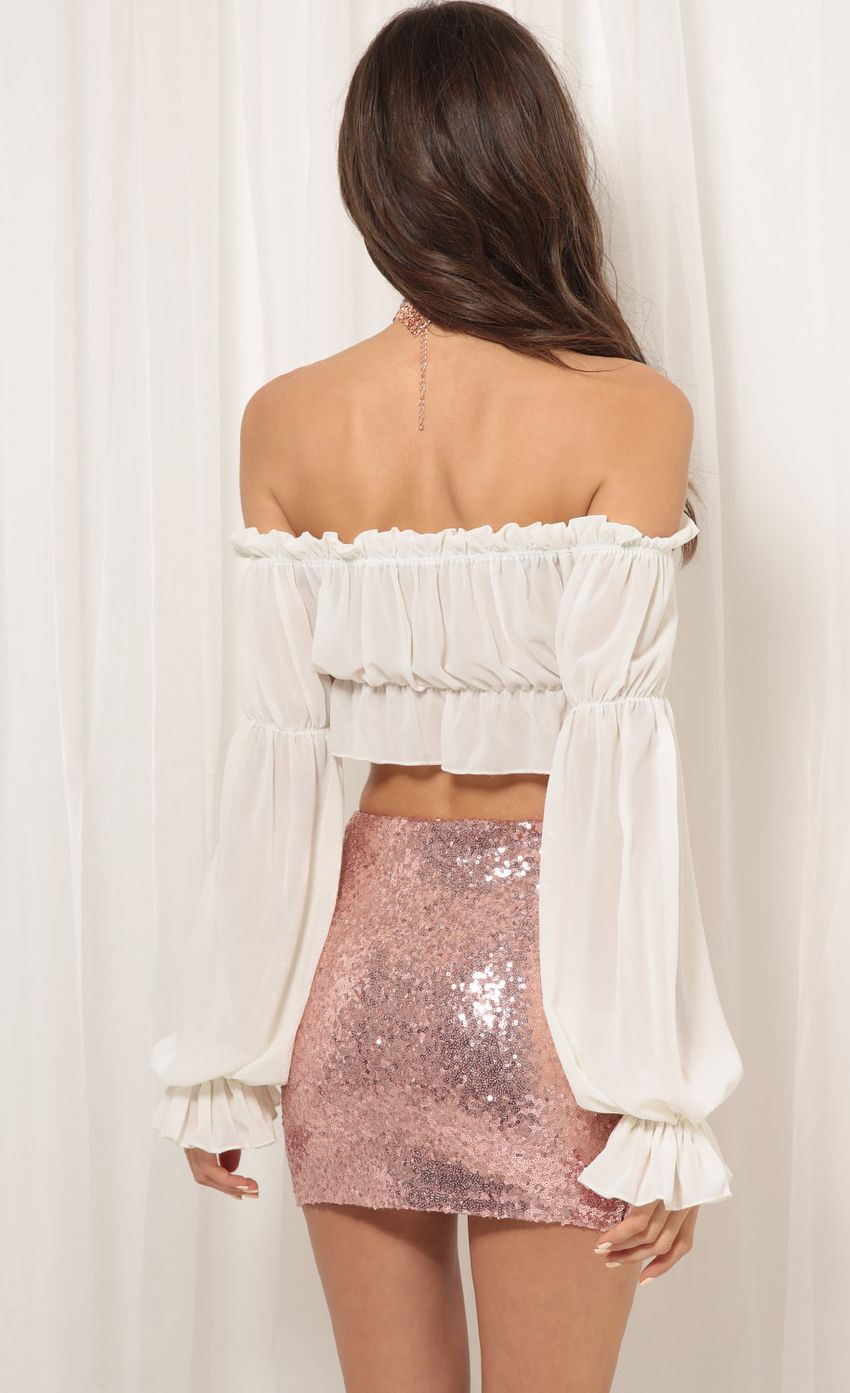 Picture Wild Thoughts Off The Shoulder Top. Source: https://media-img.lucyinthesky.com/data/Jul17_1/850xAUTO/0Y5A7267.JPG