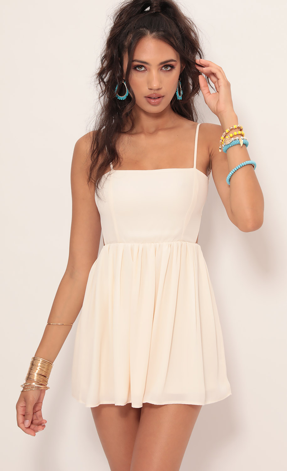 janey chiffon a line dress Azazie Jane Ready to Ship Matcha Chiffon Bridesmaid Dresses