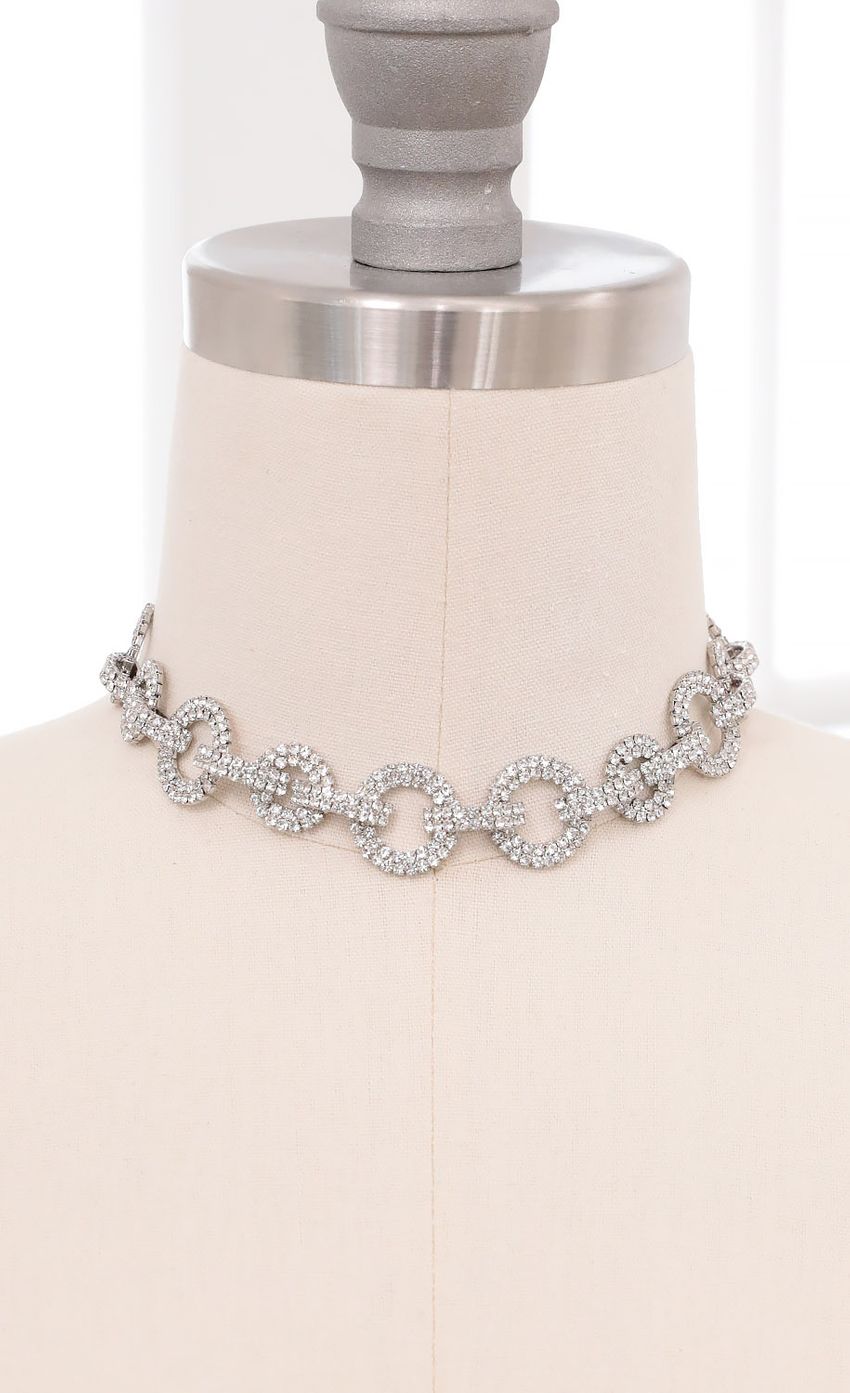 Picture Looped Silver Choker. Source: https://media-img.lucyinthesky.com/data/Jul20_1/850xAUTO/781A1036.JPG