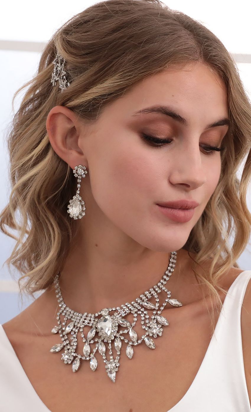 Picture Mirabelle Chandelier Necklace &amp; Earrings. Source: https://media-img.lucyinthesky.com/data/Jul20_1/850xAUTO/781A2269S.JPG