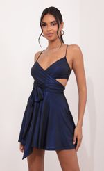 Picture Wrap Dress in Black and Blue Sparkle. Source: https://media-img.lucyinthesky.com/data/Jul21_1/150xAUTO/1V9A3721.JPG