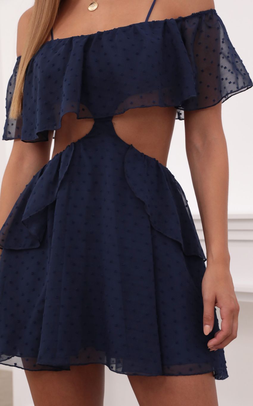 Picture Mesh Cutout Dress in Navy. Source: https://media-img.lucyinthesky.com/data/Jul21_1/850xAUTO/1V9A1445.JPG