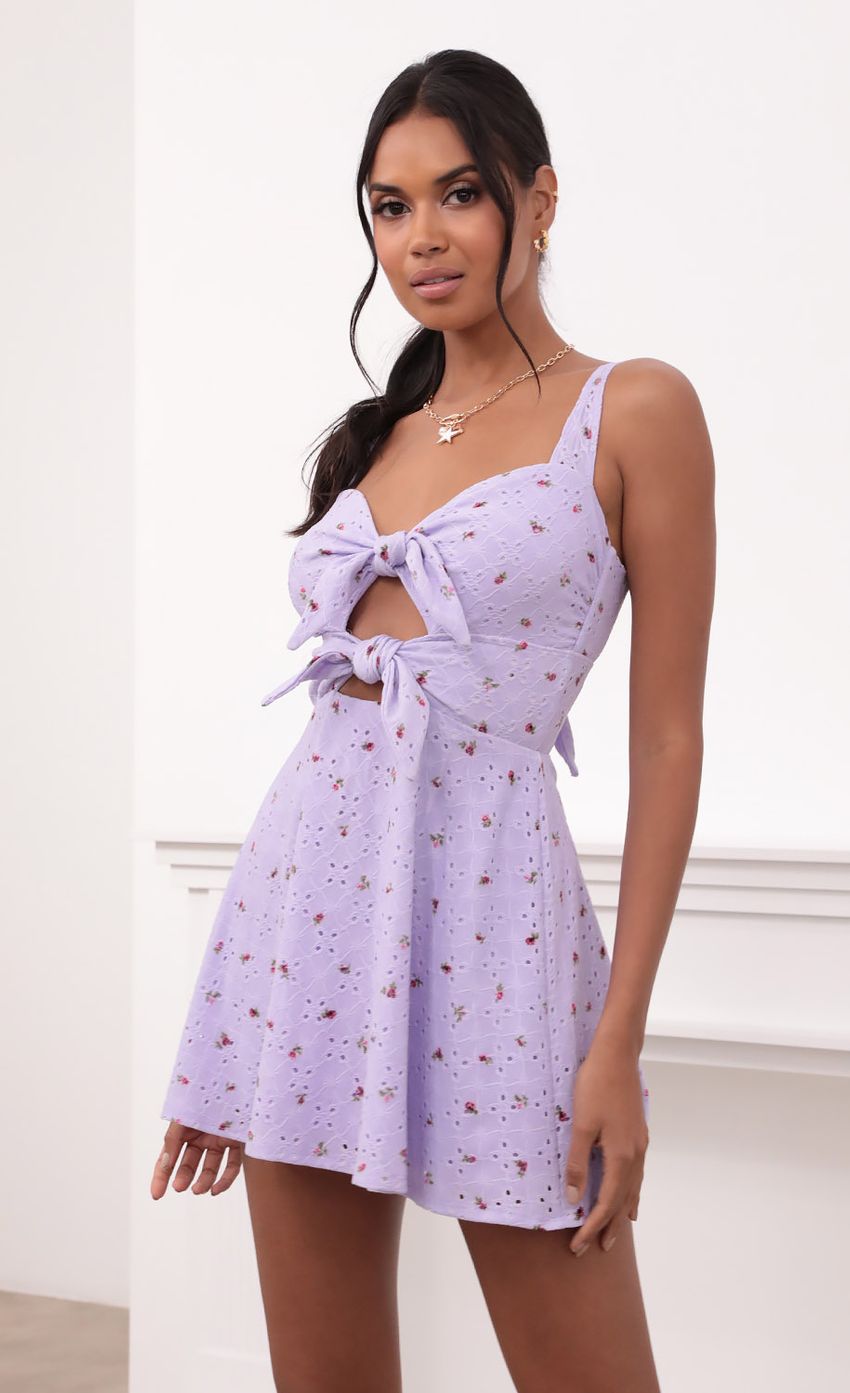 Picture Sunny Eyelet Dress in Purple. Source: https://media-img.lucyinthesky.com/data/Jul21_1/850xAUTO/1V9A2337.JPG