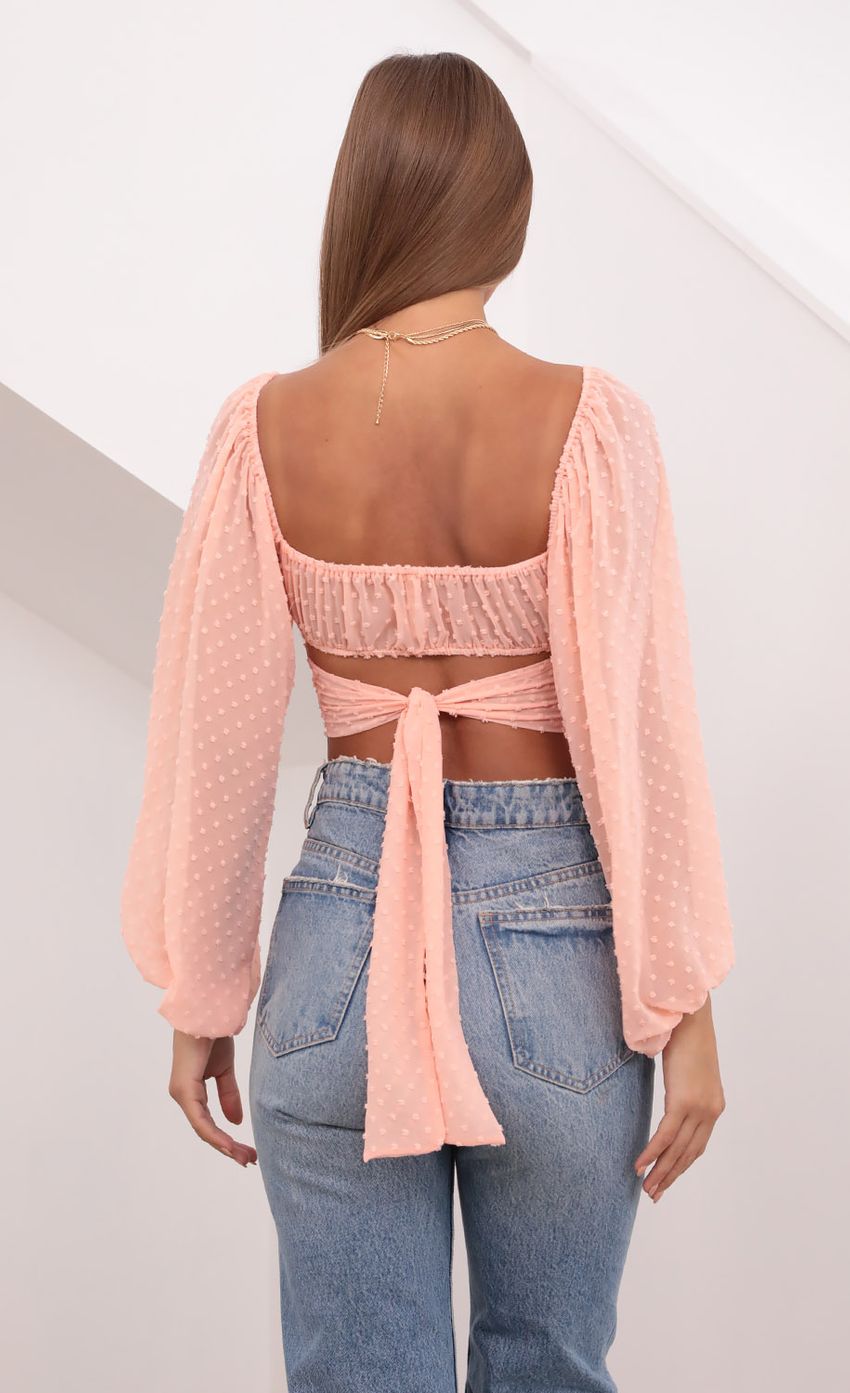 Picture Chiffon Top in Peach. Source: https://media-img.lucyinthesky.com/data/Jul21_1/850xAUTO/1V9A3371.JPG