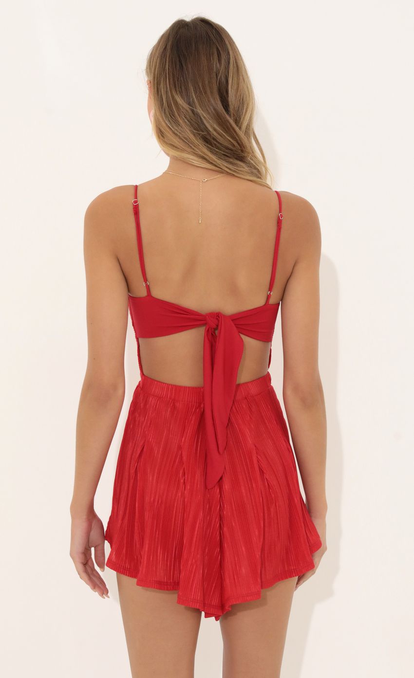 Picture Pleated Romper in Red. Source: https://media-img.lucyinthesky.com/data/Jul22/850xAUTO/88fb52e5-949e-4bc3-870d-387360649a88.jpg