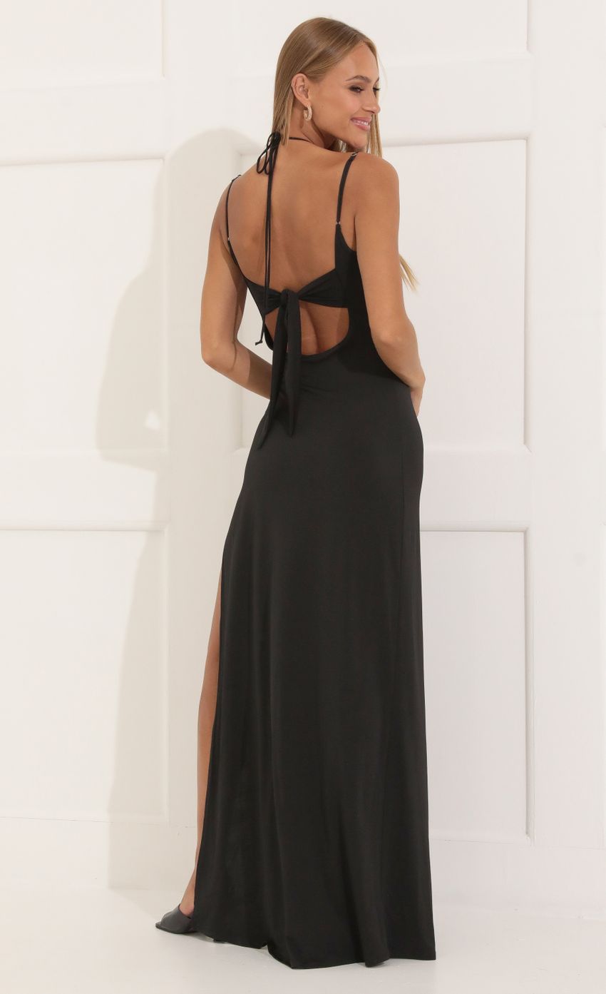 Picture Maxi Dress in Black. Source: https://media-img.lucyinthesky.com/data/Jul22/850xAUTO/97eb525d-c77c-4583-a0b4-78aa98dc35e1.jpg