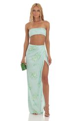 Picture Two Piece Skirt Set in Green. Source: https://media-img.lucyinthesky.com/data/Jul23/150xAUTO/0be2ba5c-2300-4c97-950a-db8522f80ea0.jpg