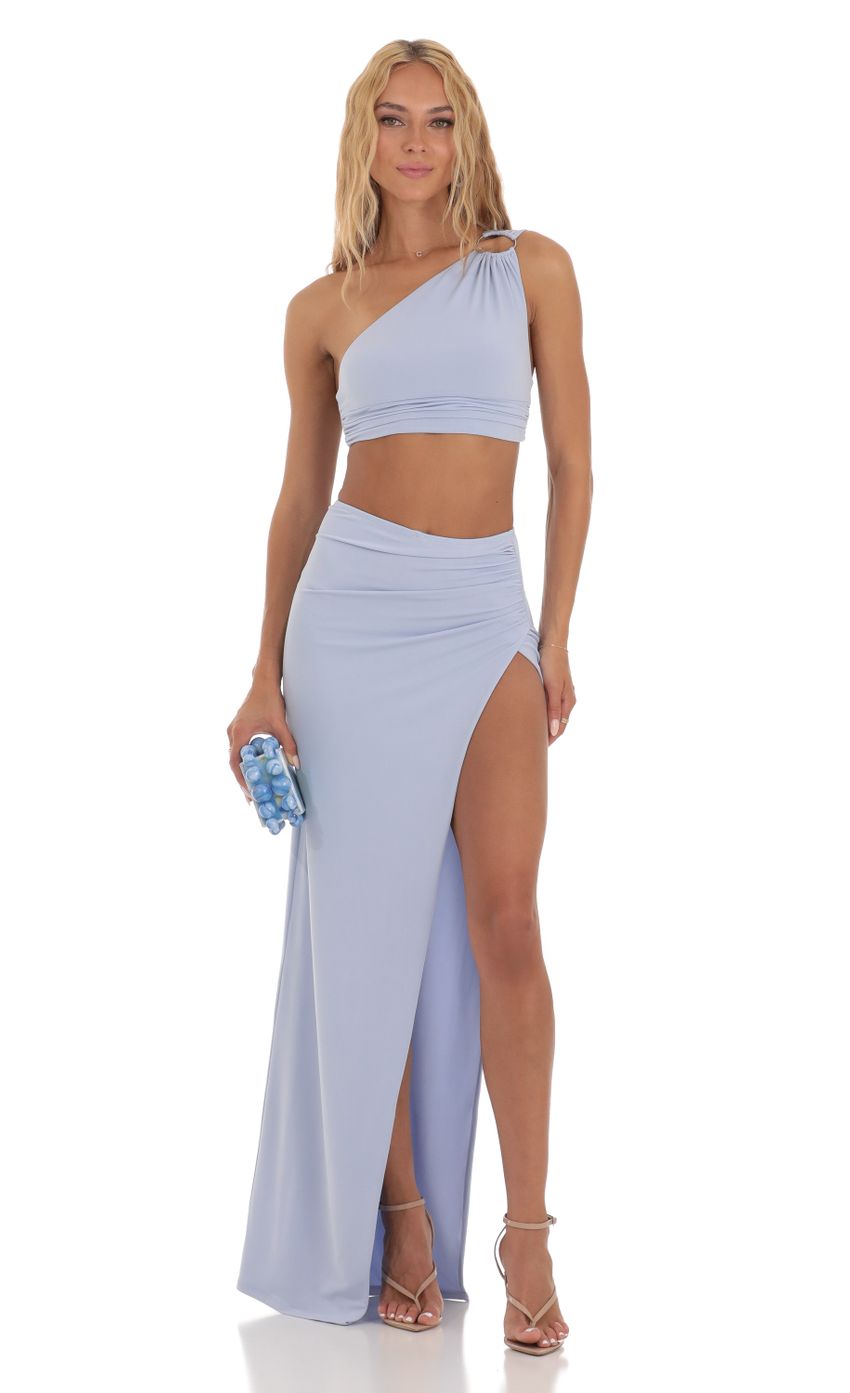 Picture One Shoulder Two Piece Set in Blue. Source: https://media-img.lucyinthesky.com/data/Jul23/850xAUTO/27006435-978b-4b81-80f8-0706651bda1d.jpg