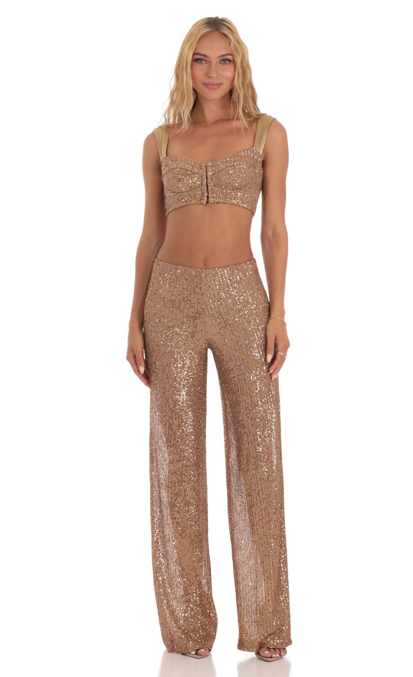 Picture Sequin Two Piece Set in Gold. Source: https://media-img.lucyinthesky.com/data/Jul23/850xAUTO/424ee995-2791-47ae-8ccc-dc6e64c3b318.jpg