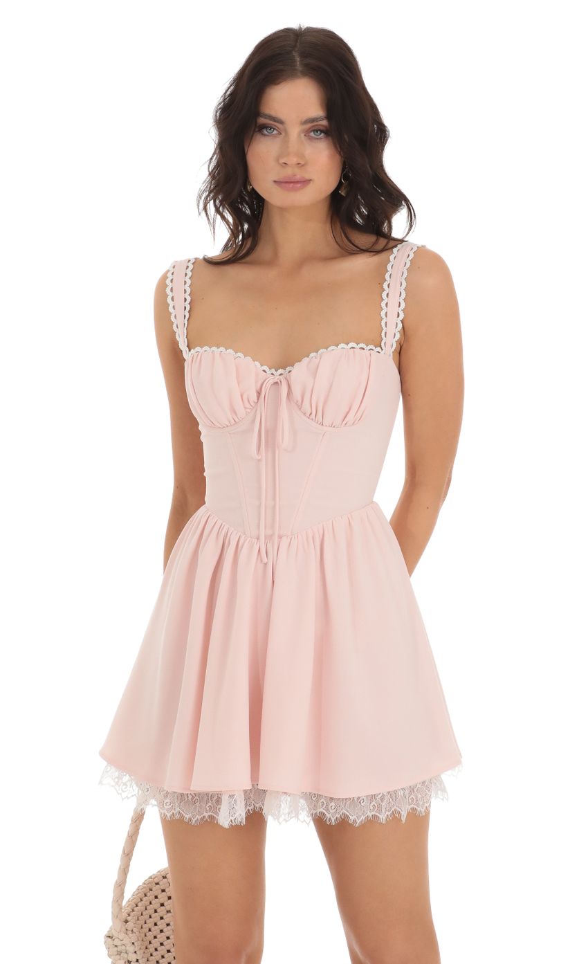 Picture Corset Lace Dress in Pink. Source: https://media-img.lucyinthesky.com/data/Jul23/850xAUTO/4d4ee5c1-cfb2-4ecf-b91f-1fac915095ec.jpg