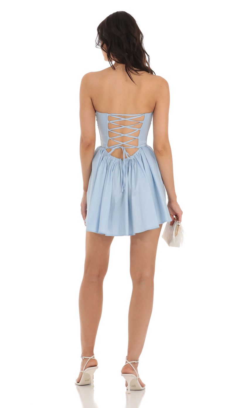 Picture Corset Cutout Dress in Blue. Source: https://media-img.lucyinthesky.com/data/Jul23/850xAUTO/4f989fb3-337d-4cf0-b07d-6ff5a7a2004b.jpg