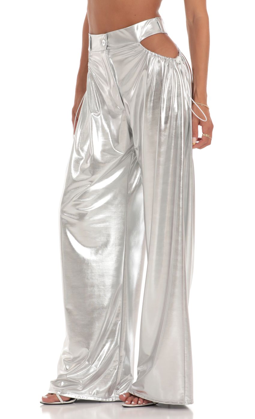 Picture Metallic Cutout Two Piece Set in Silver. Source: https://media-img.lucyinthesky.com/data/Jul23/850xAUTO/503119de-8a12-4191-8f16-3dae7ce0615b.jpg