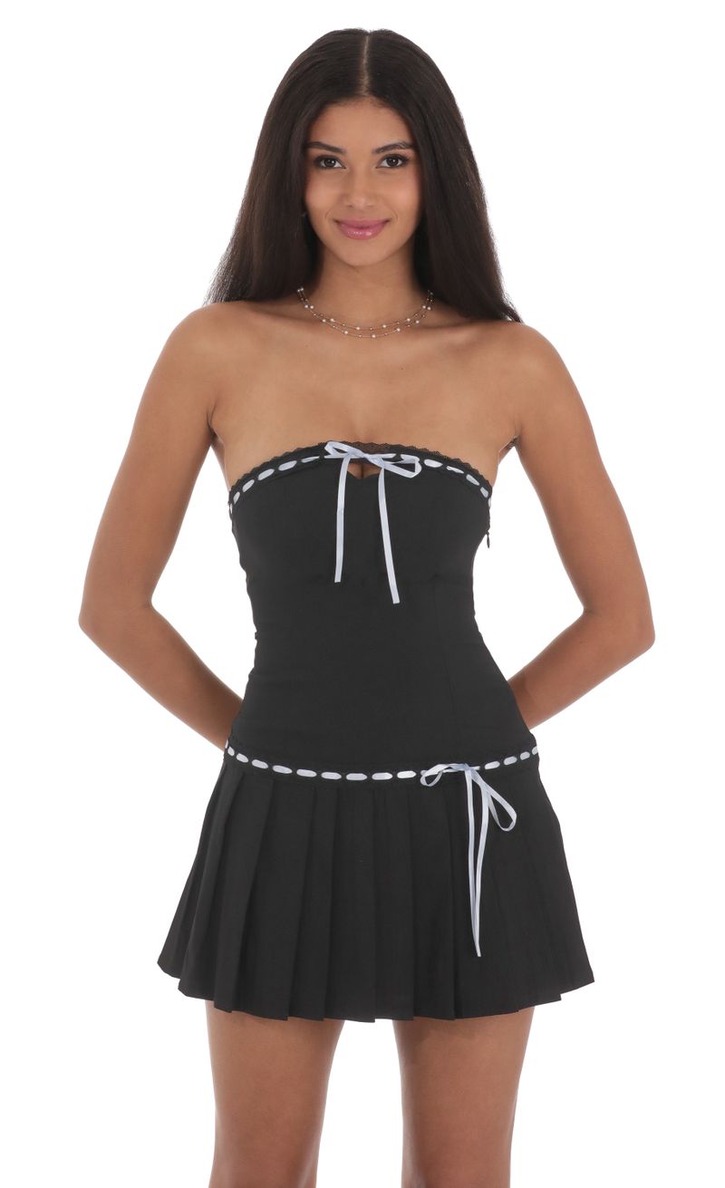 white christmas dresses Ambrosia Dress in Black main image 1