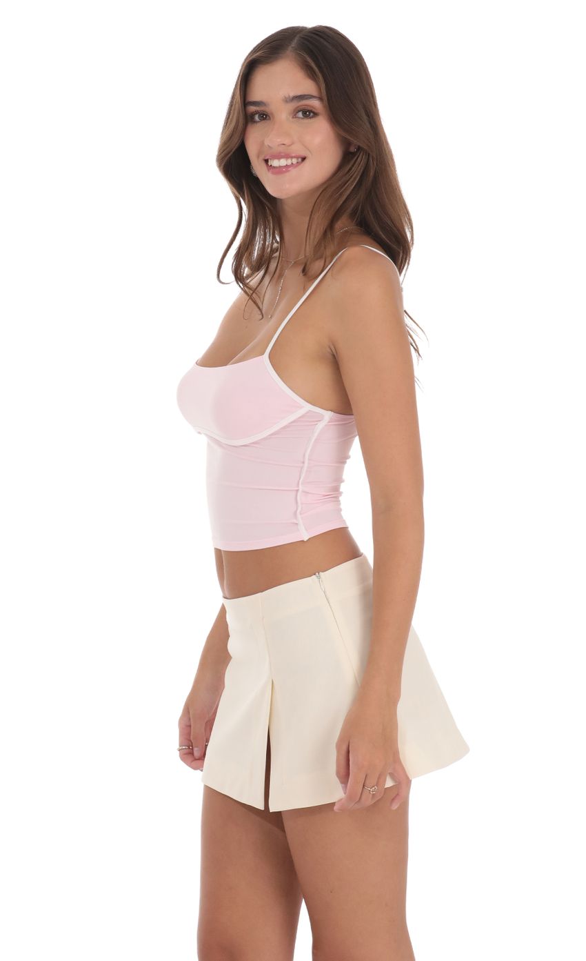 Picture Outline Crop Top in Pink. Source: https://media-img.lucyinthesky.com/data/Jul24/850xAUTO/1122be49-eb09-46dd-a0fb-23edddf56a6b.jpg