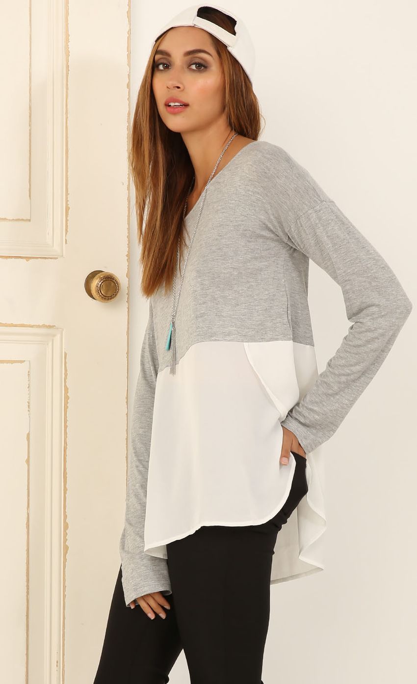Picture Faux Layered Long Sleeved Top. Source: https://media-img.lucyinthesky.com/data/Jun15_2/850xAUTO/0Y5A5080.JPG