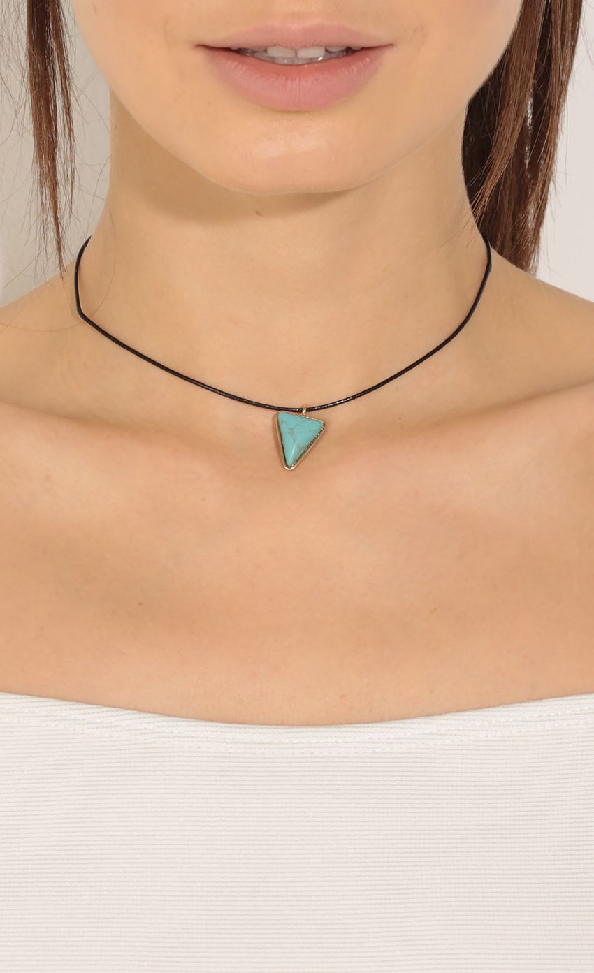 Picture Cord And Stone Geometric Choker In Turquoise. Source: https://media-img.lucyinthesky.com/data/Jun16_2/850xAUTO/0Y5A0178.JPG