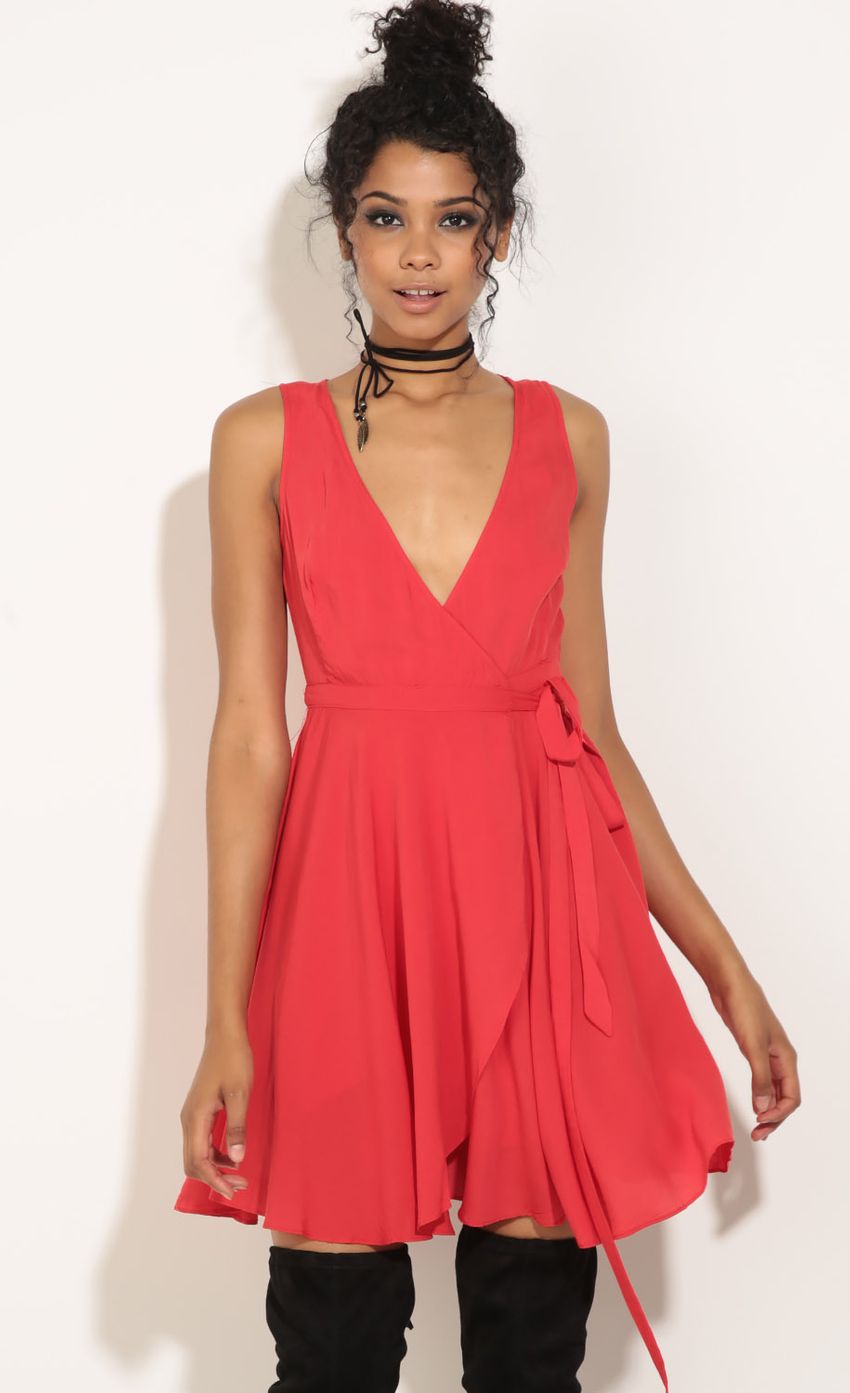 Picture Plunge Wrap Dress In Red. Source: https://media-img.lucyinthesky.com/data/Jun16_2/850xAUTO/0Y5A2522.JPG