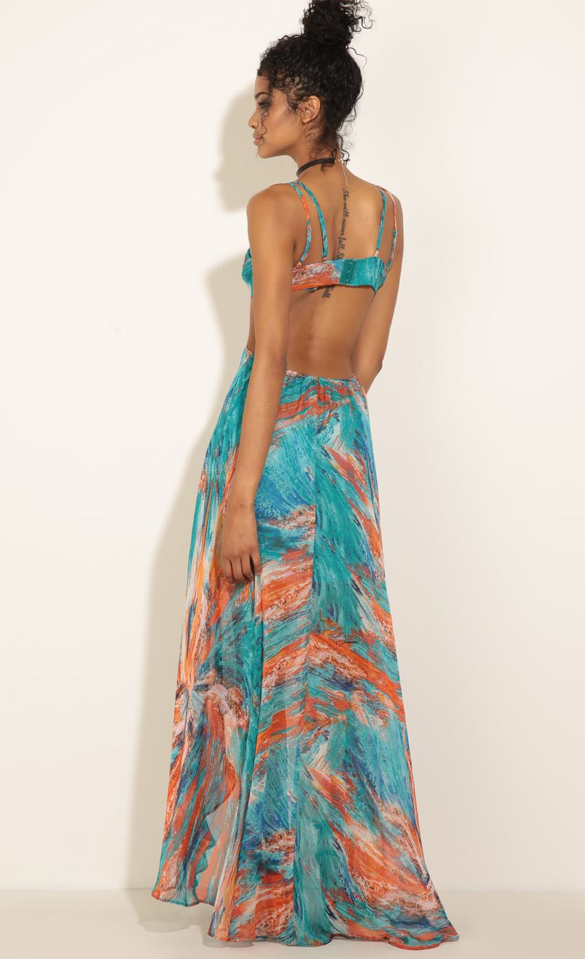 Picture Art Inspired Maxi Dress In Teal. Source: https://media-img.lucyinthesky.com/data/Jun16_2/850xAUTO/0Y5A8725.JPG