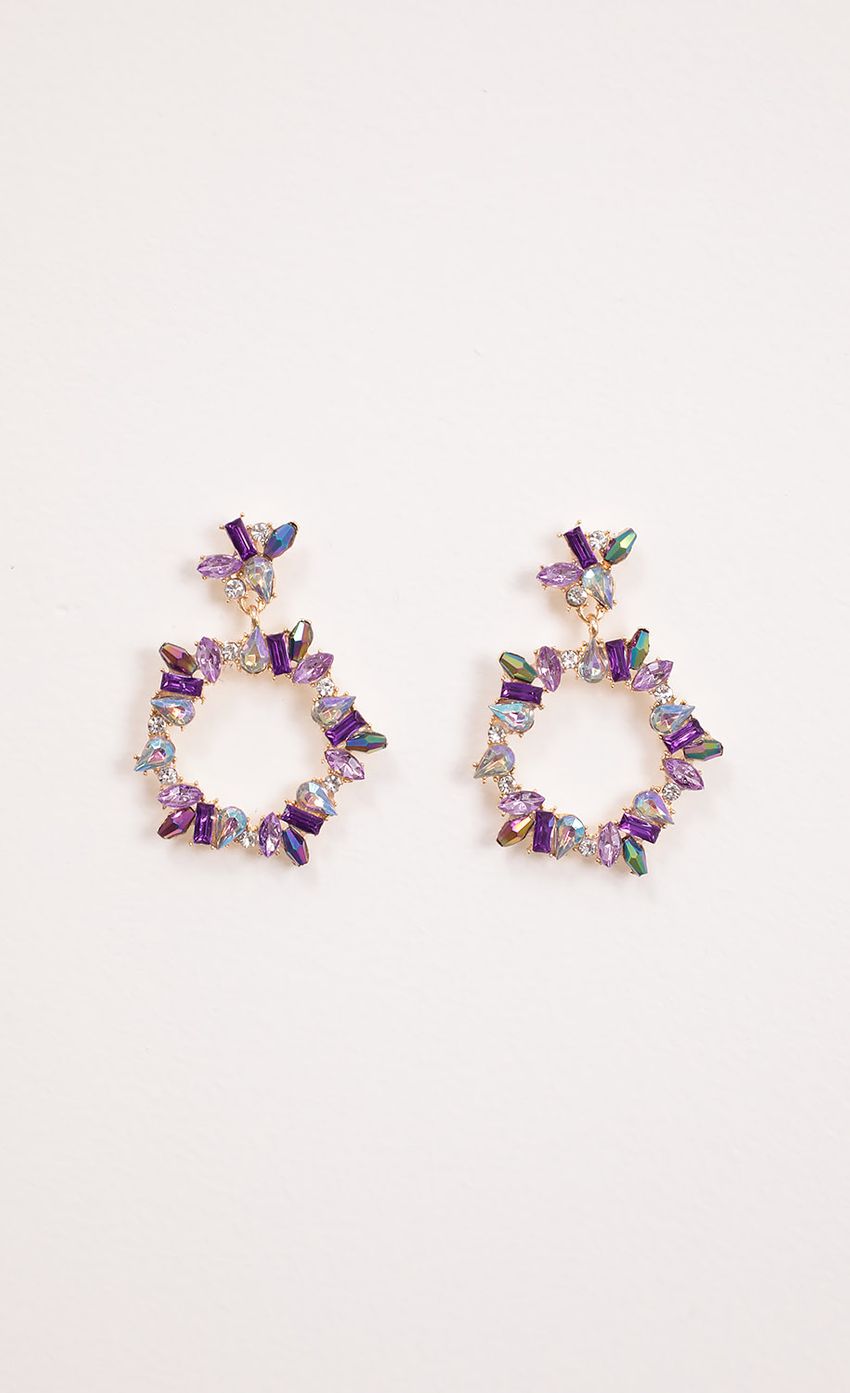 Picture Purple Iridescent Crystal Hoop Earrings. Source: https://media-img.lucyinthesky.com/data/Jun20_1/850xAUTO/781A8841.JPG