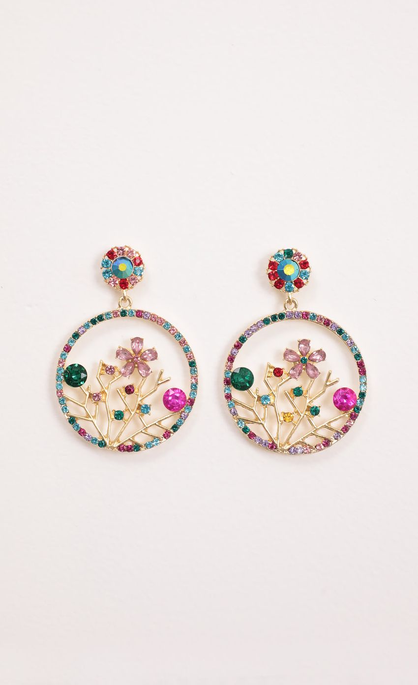 Picture Femi Multi Color Floral earrings. Source: https://media-img.lucyinthesky.com/data/Jun20_1/850xAUTO/781A8862.JPG