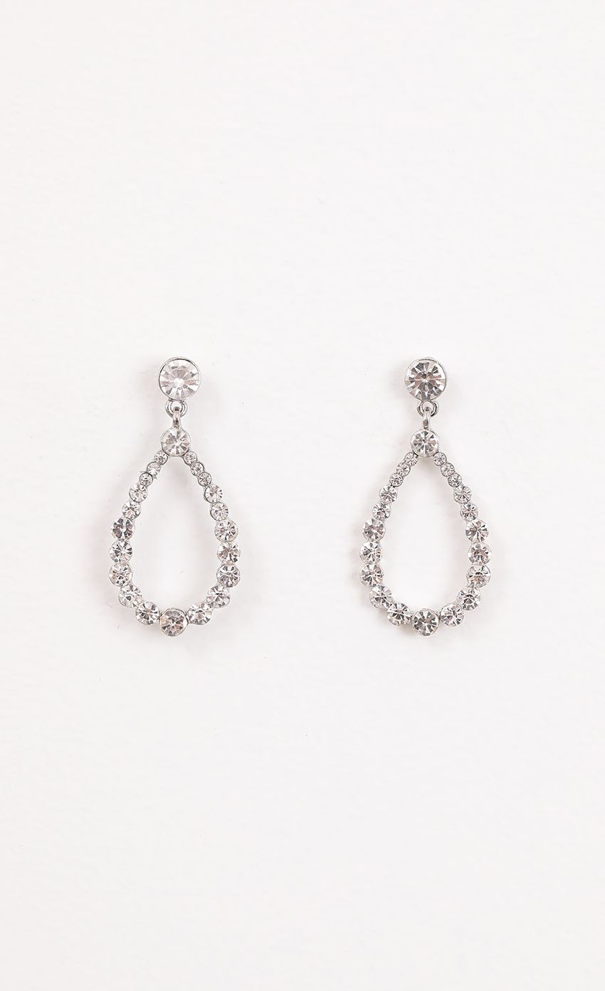 Picture Clarisse Crystal Diamond Hoop Earrings. Source: https://media-img.lucyinthesky.com/data/Jun20_2/850xAUTO/781A6357.JPG