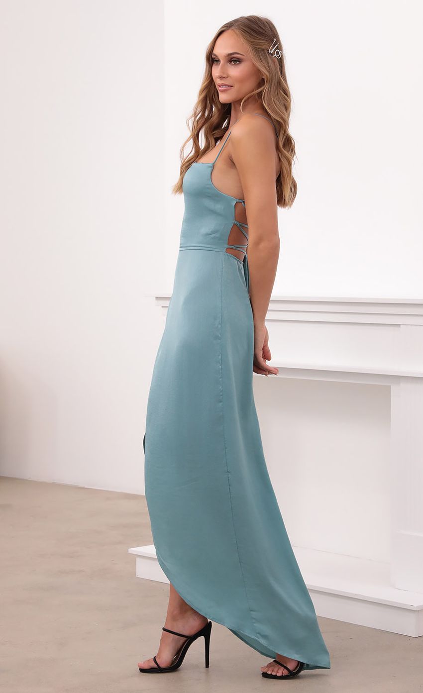 Picture Satin Luxe Maxi in Sage Green. Source: https://media-img.lucyinthesky.com/data/Jun21_1/850xAUTO/1V9A2945.JPG