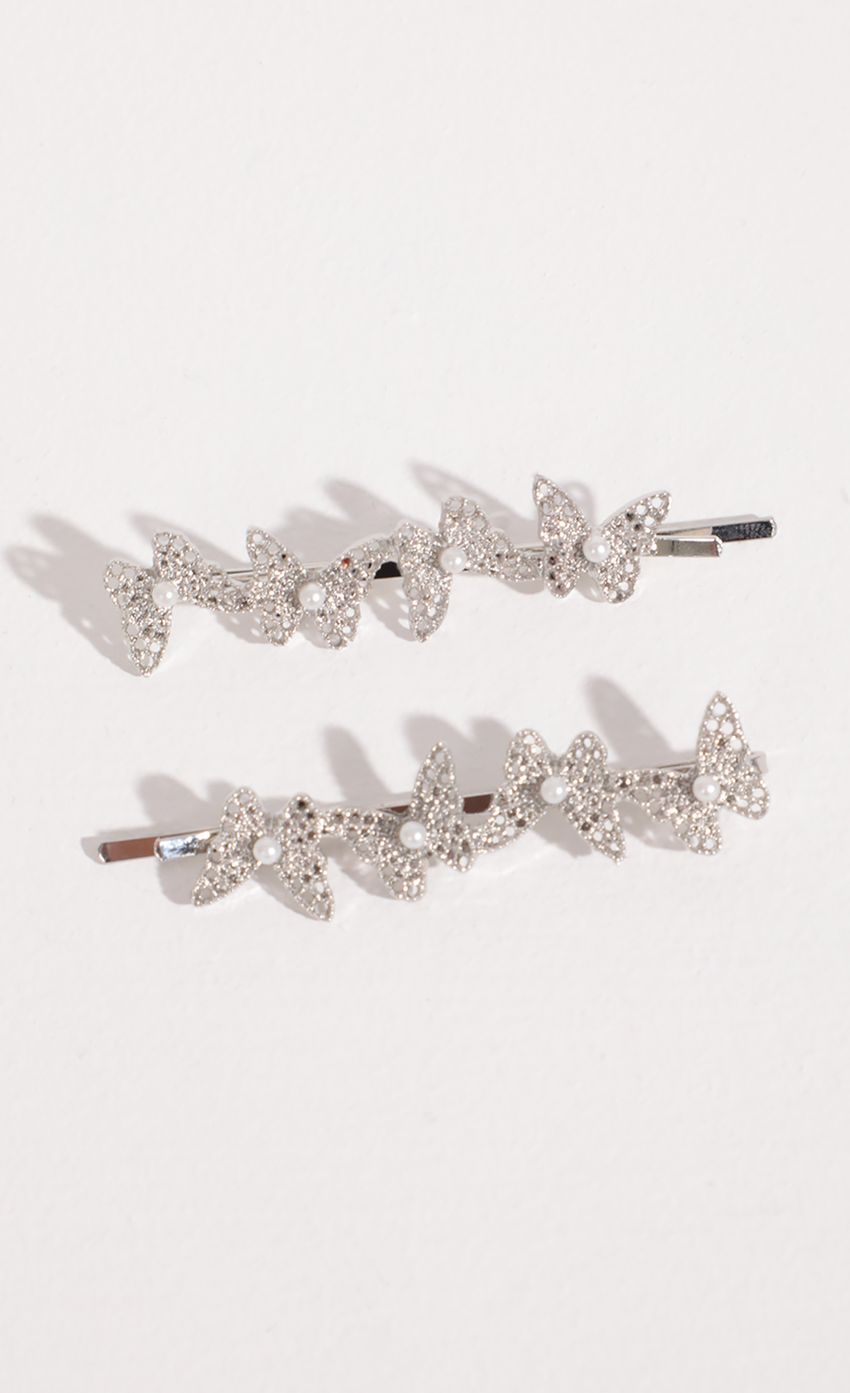 Picture Lets Fly Away Hair Clips Set in Silver. Source: https://media-img.lucyinthesky.com/data/Jun21_1/850xAUTO/AT2A7118.JPG