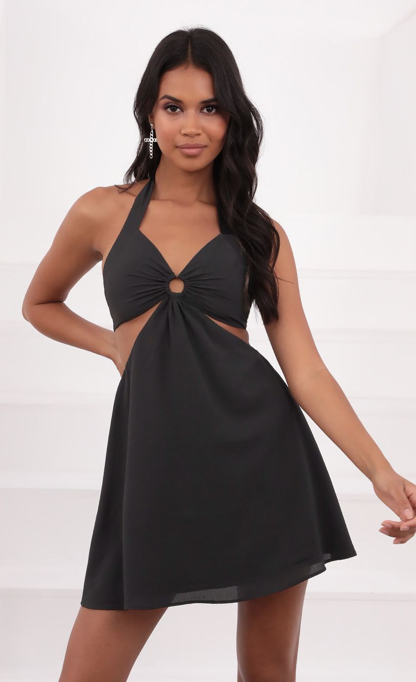 Picture Cutout Dress in Black. Source: https://media-img.lucyinthesky.com/data/Jun21_2/850xAUTO/1V9A0036.JPG