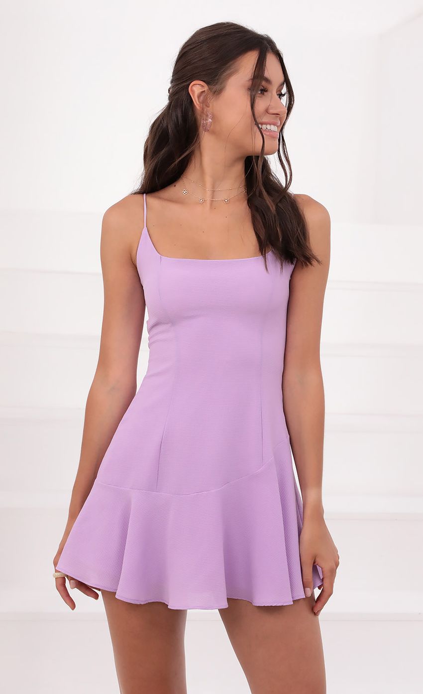 Picture Ruffle Dress in Lavender. Source: https://media-img.lucyinthesky.com/data/Jun21_2/850xAUTO/1V9A0936.JPG