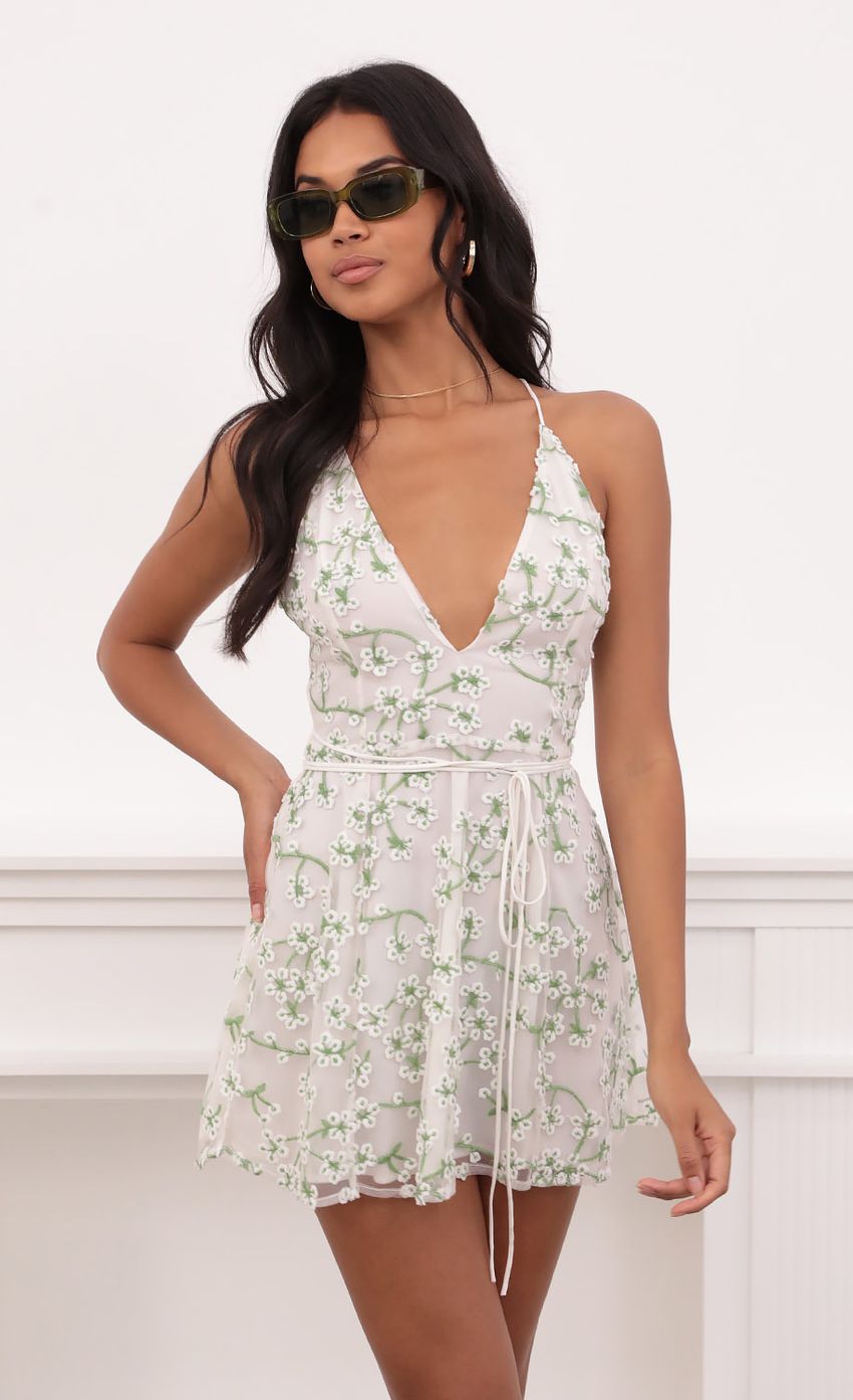 Picture Embroidered Floral Dress in White. Source: https://media-img.lucyinthesky.com/data/Jun21_2/850xAUTO/1V9A2838.JPG