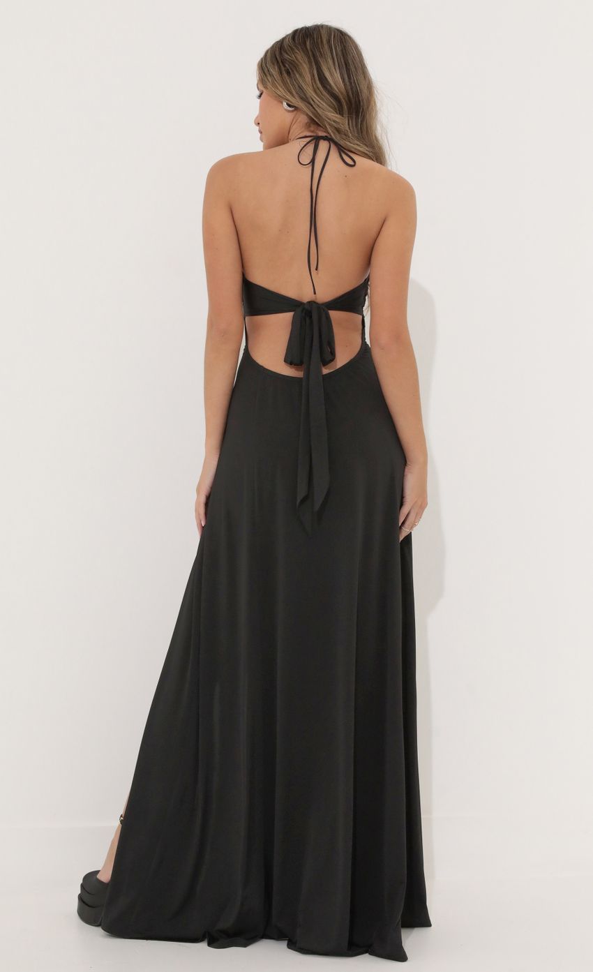 Picture Cutout Maxi Dress in Black. Source: https://media-img.lucyinthesky.com/data/Jun22_1/850xAUTO/1V9A62901.JPG