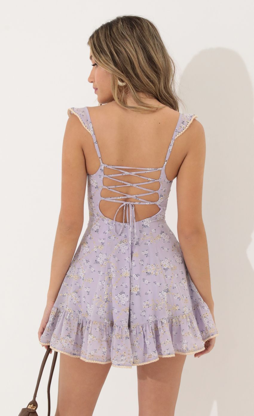 Picture Embroidered Chiffon A-Line Dress in Purple. Source: https://media-img.lucyinthesky.com/data/Jun22_1/850xAUTO/1V9A8799.JPG