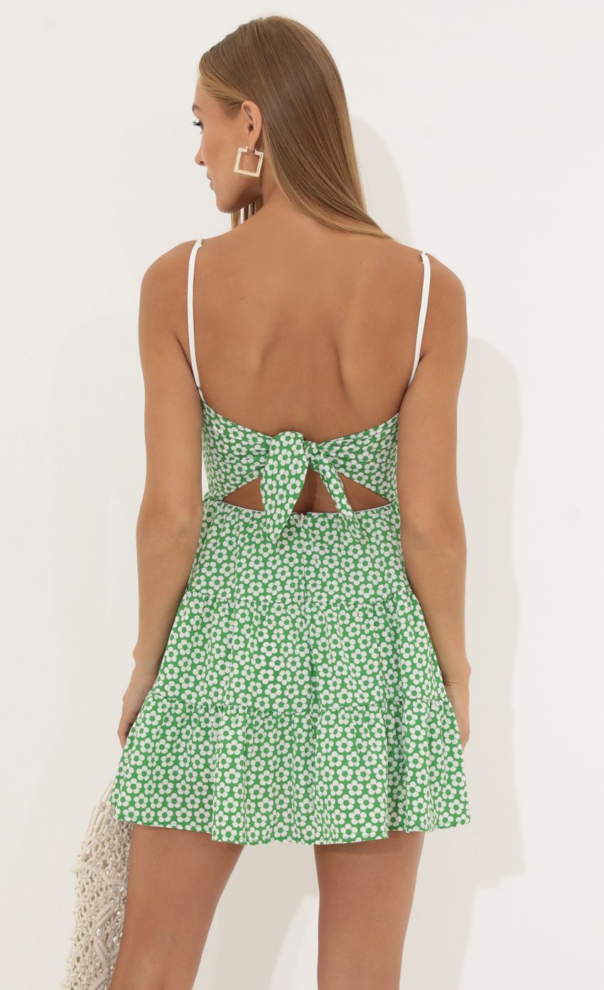 Picture Floral Corset Dress in Green. Source: https://media-img.lucyinthesky.com/data/Jun22_2/850xAUTO/1V9A4344.JPG